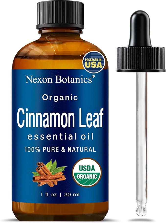 Organic Cinnamon Essential Oil 30 ml - 100% Pure & Natural - Hexane Free