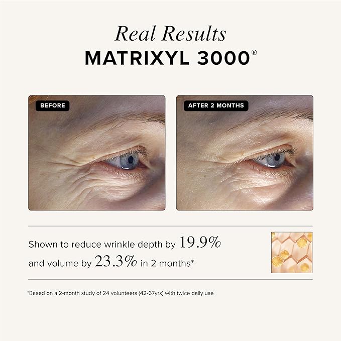 Asterwood Triple Repair Peptide Serum, Matrixyl 3000, Argireline & Vit. C