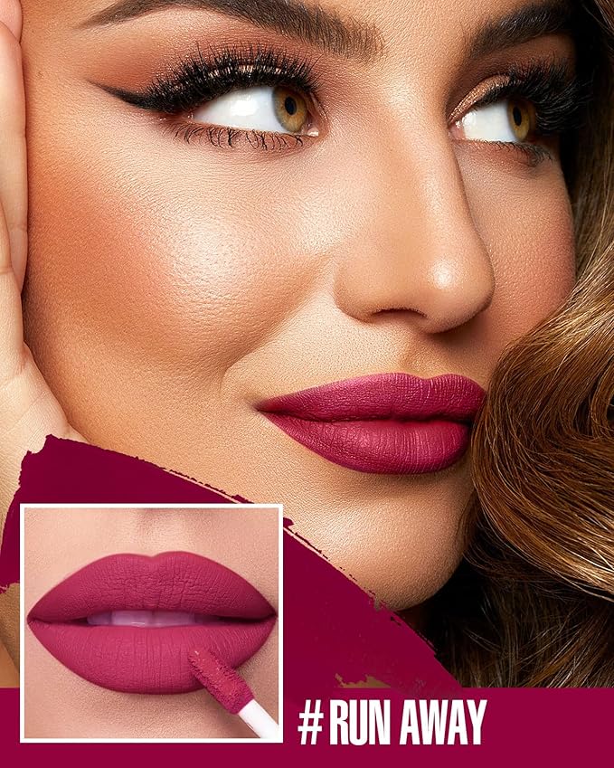 HANLADY Burgundy Red Lipstick Long Lasting Lipsticks for Women