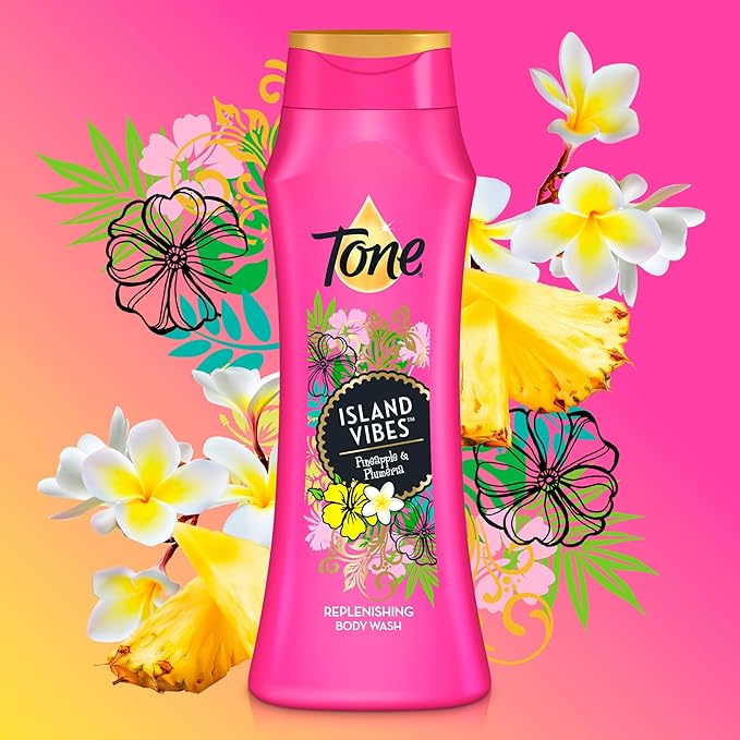 Tone Body Wash, Island Vibes, 16 Fl Oz, 6-Pack