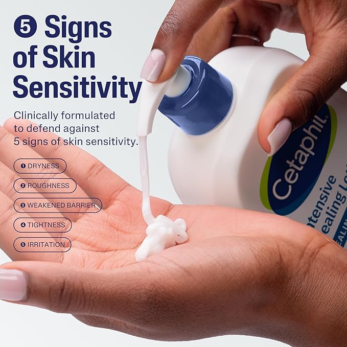 Cetaphil Intensive Healing Body Lotion with Ceramides, Dry Skin, 16 fl oz