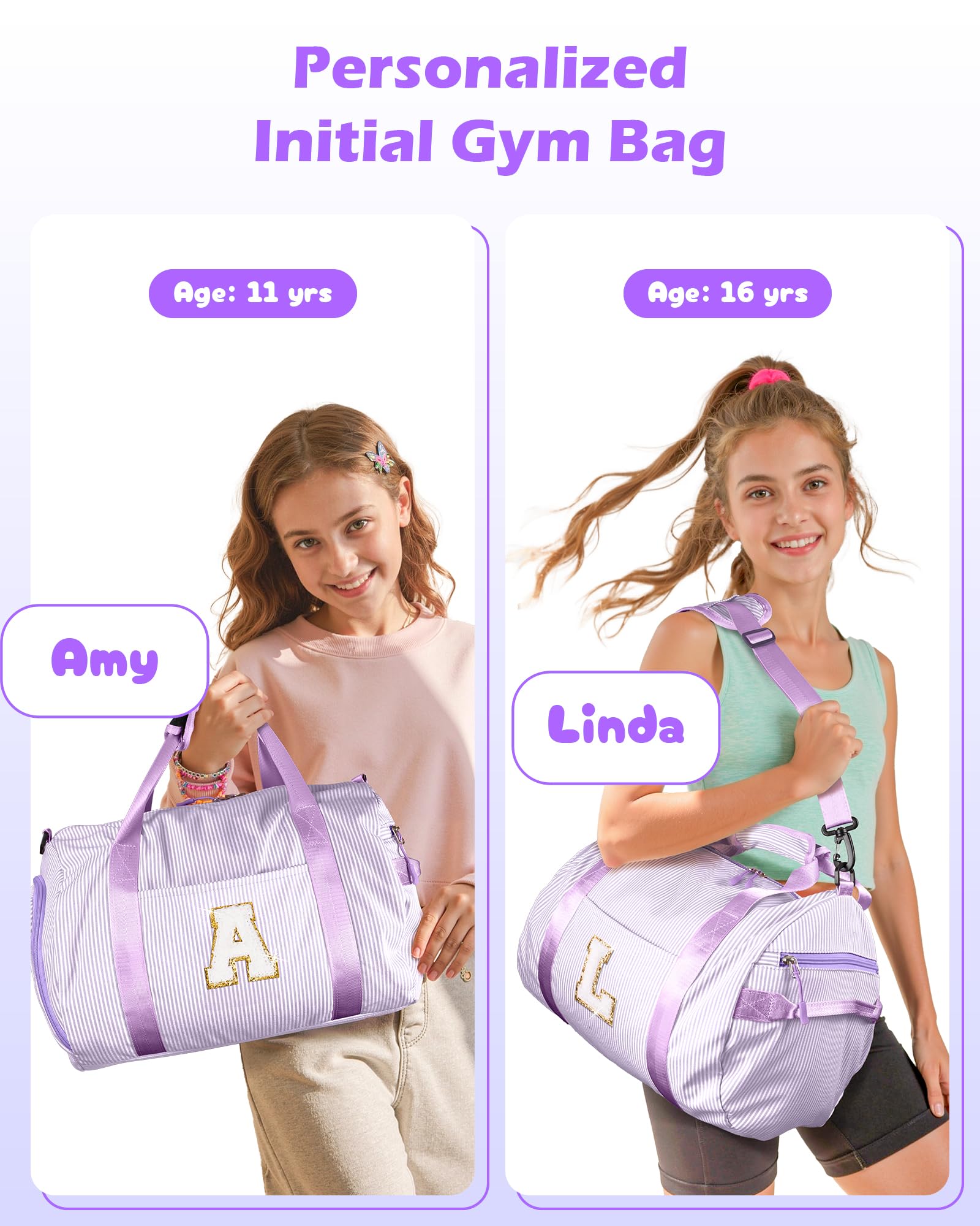 Vogewood Dance Bag-Teenager Girl Gift Ideas, Girls Travel Duffle Bag