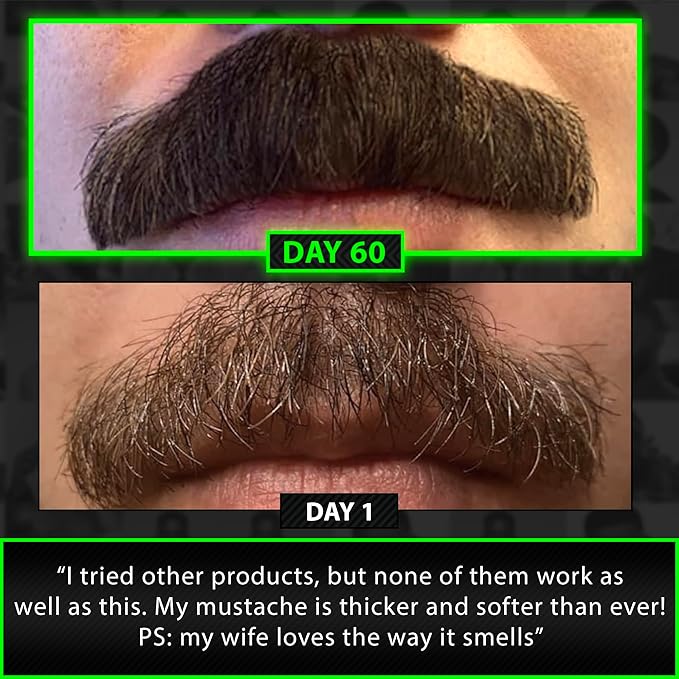 Beard Growth Kit w/ 2X Thickening Biotin Beard Balm Care & Beard Conditioner + 6X Liquid Biotin with Collagen Peptides for Beard & Hair Growth