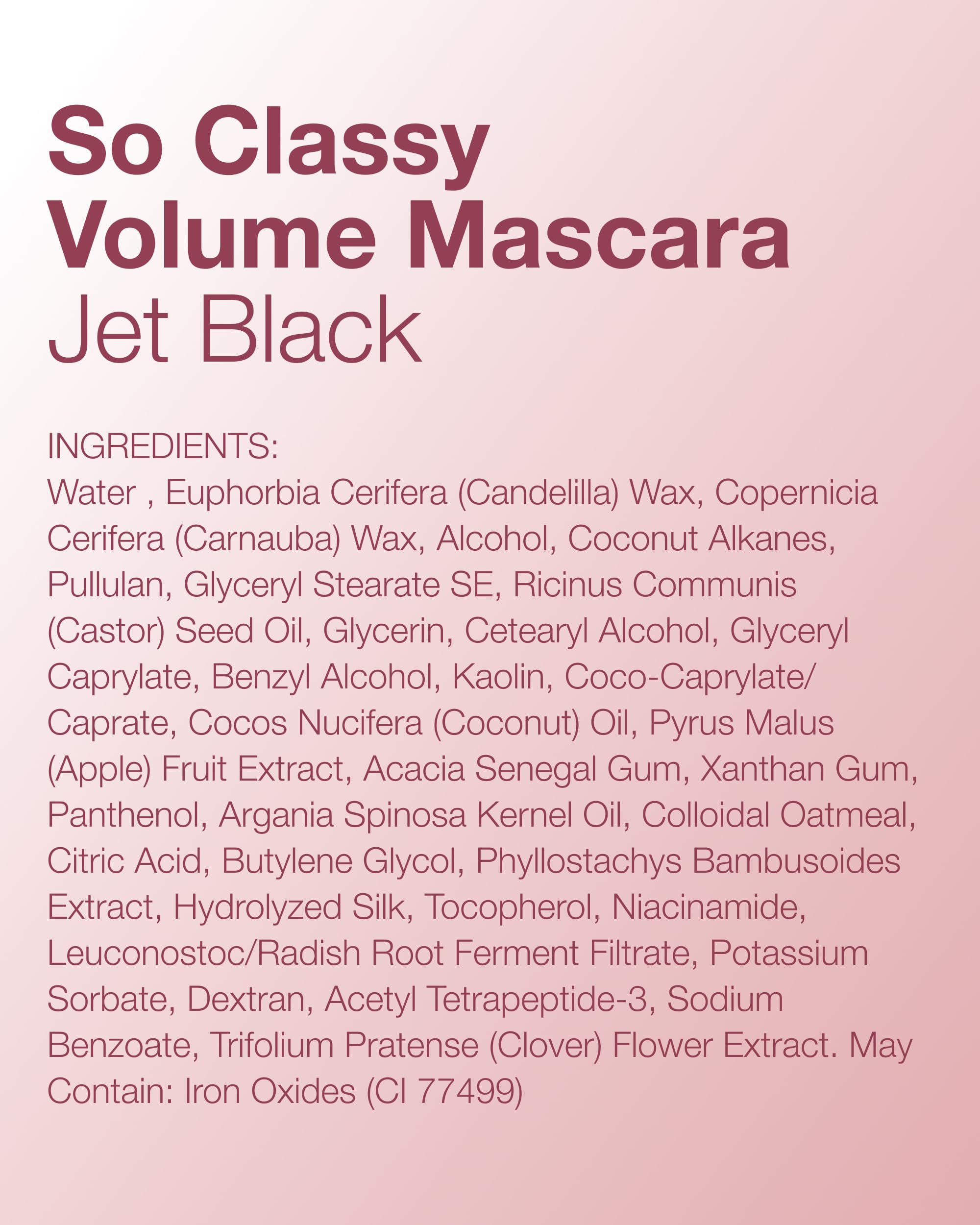Mineral Fusion So Classy Volume Mascara (Black)