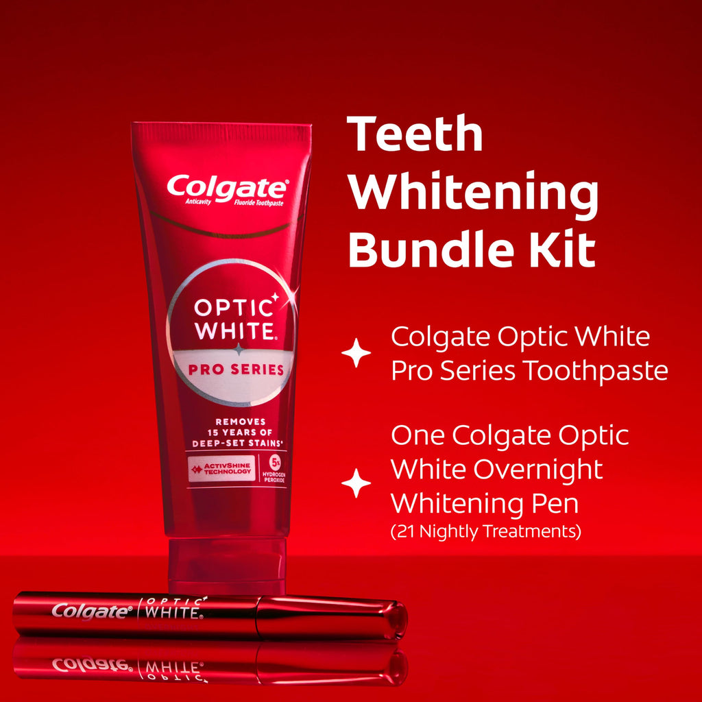 Colgate Optic White Overnight Whitening Kit with Hydrogen Peroxide