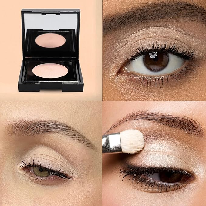 Velveteen Matte Eyeshadow Mono, 228 - Eye Makeup, Pressed Powder EYESHADOW with Almond Oil - Intense or Subtle Shading - 0.105 oz