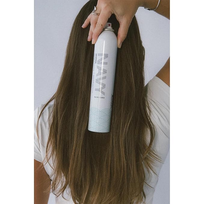NAVY HAIR CARE Skipper Thickening and Volumizing Hair Spray | Flexible Hold with Buildable Volume for Fine, Thin Hair | Brushable Finish, Humidity Resistant, Fast-Drying | 10 Oz