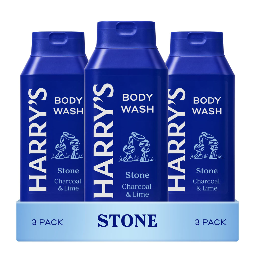 Harry's Men's Body Wash Shower Gel - Stone - 16 fl oz (3 Pack)