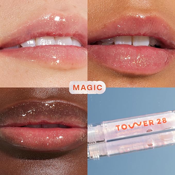 Tower 28 ShineOn Lip Gloss Jelly, Magic (0.13 oz)