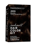 Madison Reed Radiant Hair Color Kit - 4NMG Darkest Chocolate Brown with Warm Mahogany Tones (Bolzano), Permanent Hair Dye, Superior Gray Coverage & Dimensional Color | PPD-Free & Ammonia-Free, 1 Pack