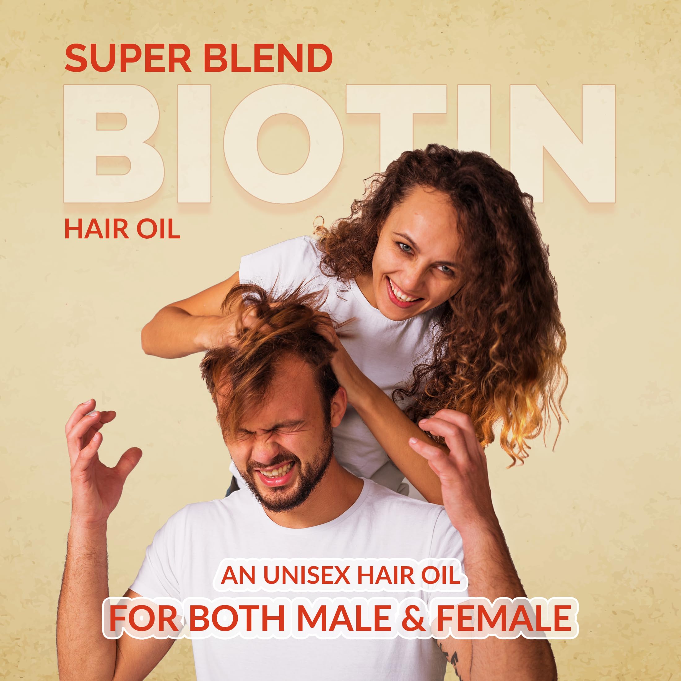 Super Blend Rosemary Mint Biotin Hair Growth Oil With Vit B5 & E, Argan & 21+ Natural Herbs for Scalp & Hair Strengthening - Controls Hair Fall and Promotes Healthy Hair Growth 100 ml