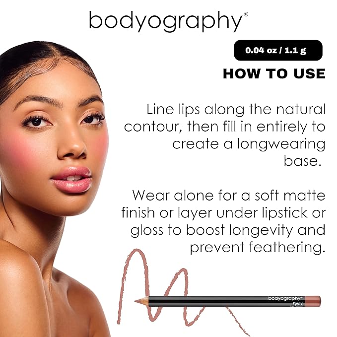 Lip Pencil - Heatherberry by Bodyography for Women - 0.04 oz Lip Pencil
