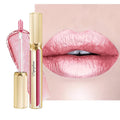 Depuplum Pink Lipsticks for Women Metallic Glitter Lipstick Long Lasting