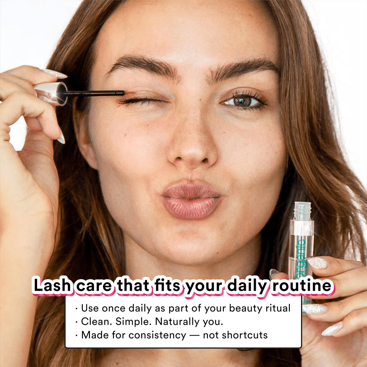 nuorganic Cosmic Lash Eyelash Growth Serum, Prostaglandin-Free, 8ml XL