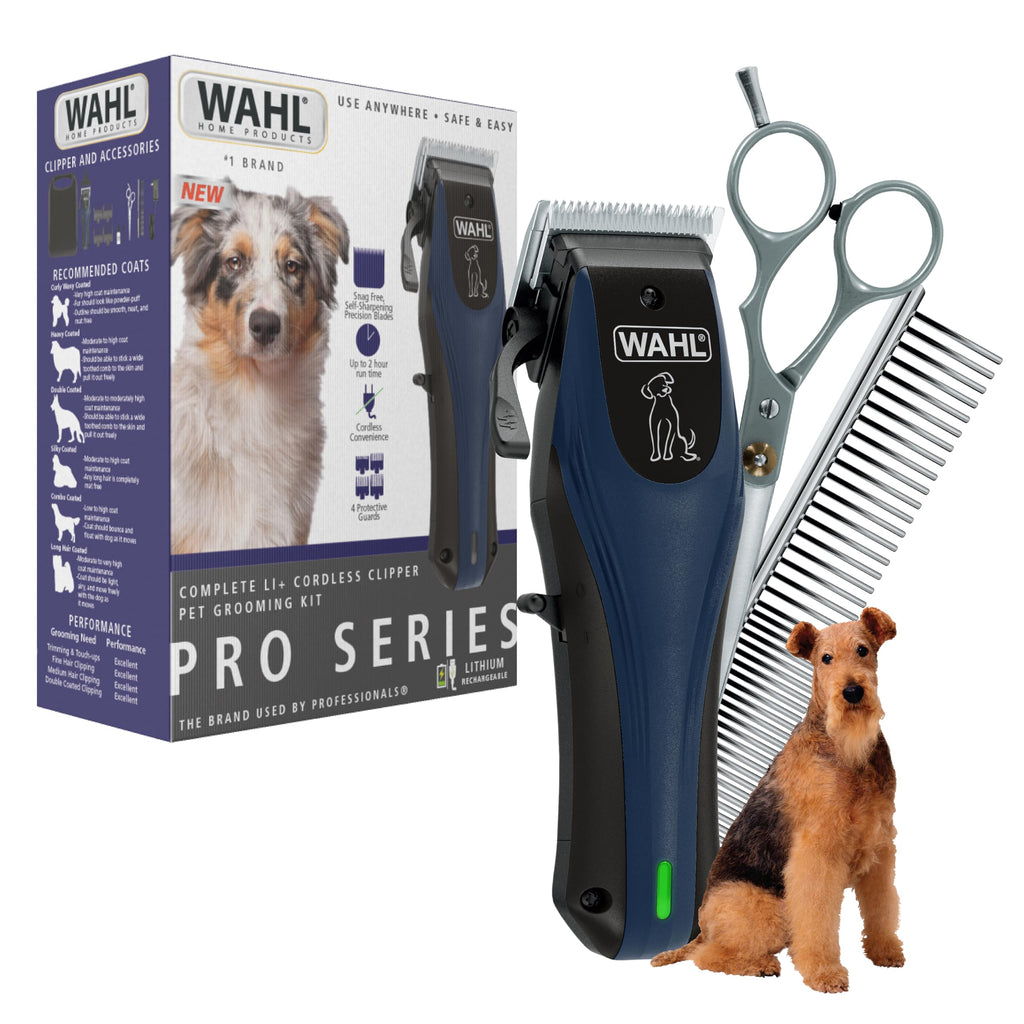 Wahl Power Pro Lithium Ion Rechargeable Cordless Dog Grooming Clipper Kit