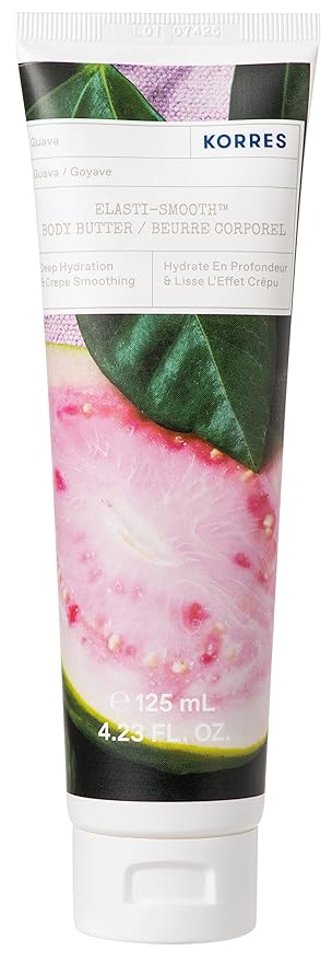 KORRES Elasti-Smooth Guava Body Butter Cream, 4.23 fl oz