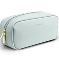 VLANDO Travel Makeup Bag with Separate Pocket for Beauty Tools,Blue