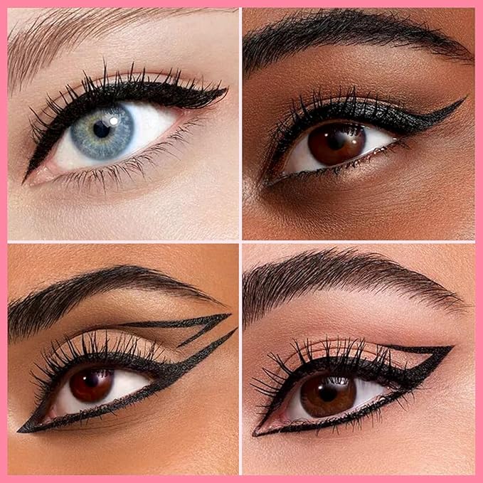 iMethod Liquid Eyeliner, 2-in-1 Dual-Ended Waterproof Eyeliner, Black