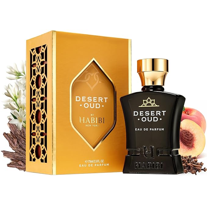 H HABIBI Desert Oud Perfume for Men Eau de Parfum 75 ml