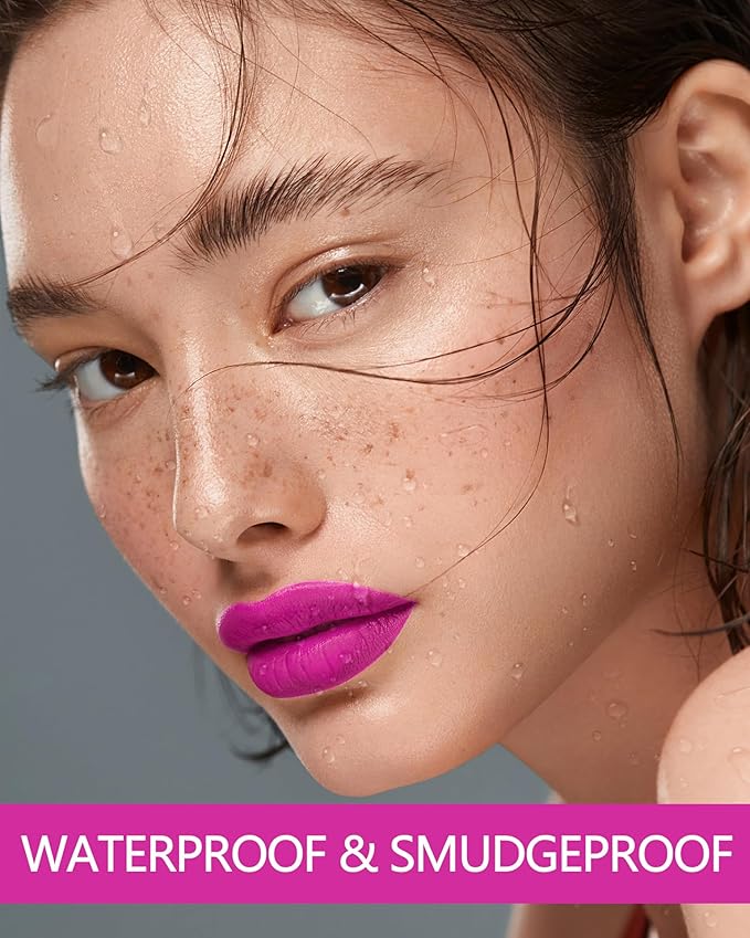 MAKI YIKA Hot Pink Lipstick Matte for Women Color Stay Long Lasting Lipsticks