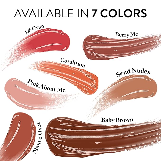 Mented Cosmetics Lip Gloss for Women Tinted Lip Balm Stain, Made in USA