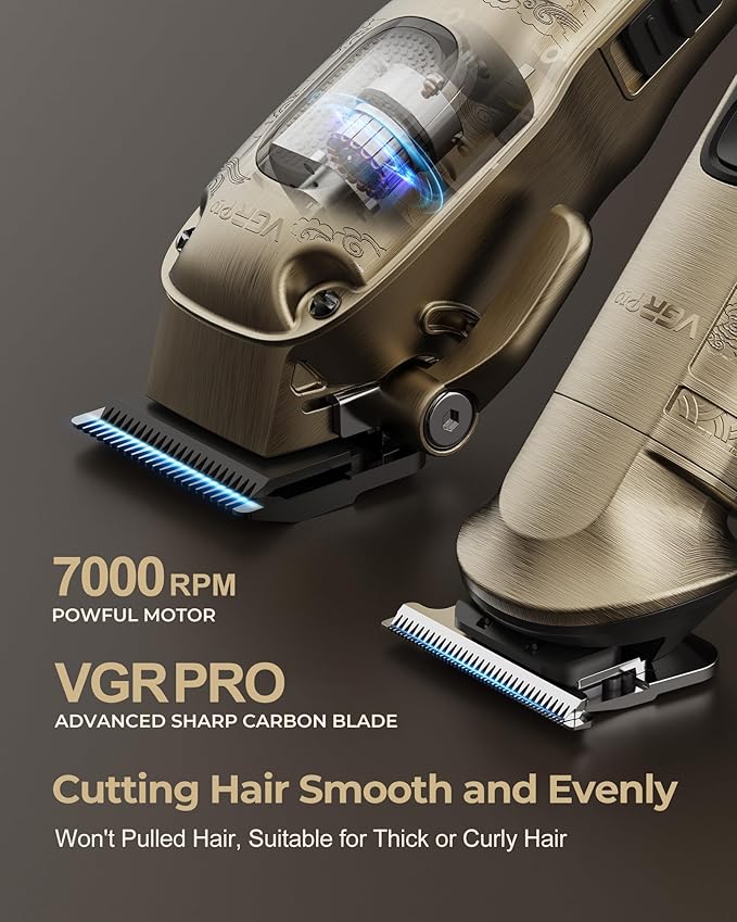 VGRPRO Hair Clippers for Men Professional, Cordless Clipper and Trimmer Set