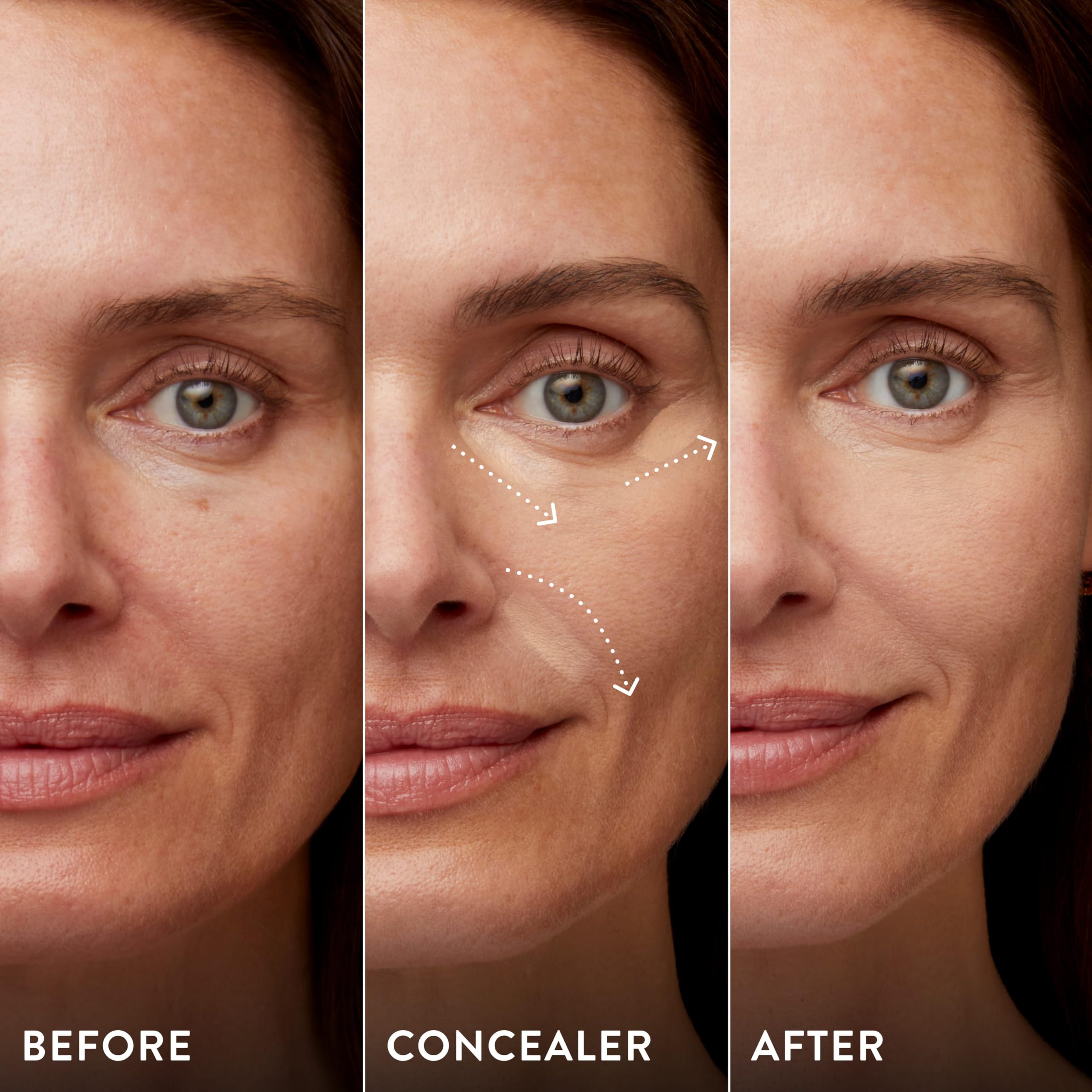 LAURA GELLER NEW YORK Ideal Fix Under Eye Concealer for Mature Skin – 04 Medium - Full Coverage, Anti-Aging, Color Correcting – Covers Dark Circles & Blemishes – Hydrating, Crease-Free, Long-Lasting