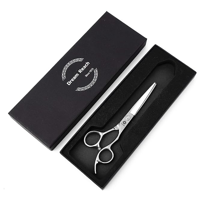 Dream Reach Hair Cutting Scissors - Professional Barber Shears 440C Steel