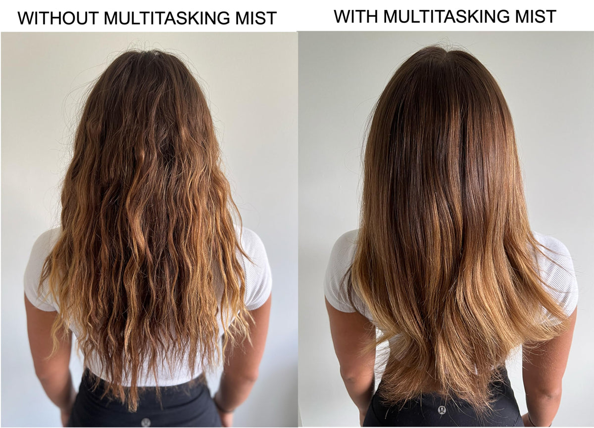 Alcôve - Multitasking Mist - all Hair Types - 10 in 1 Moisturing Mist - Anti-frizz - Leave-in-treatment - Hydrate and Repair - Sun, UV and Heat Protection - Avocado Oil - Color-Safe - 8.5 oz