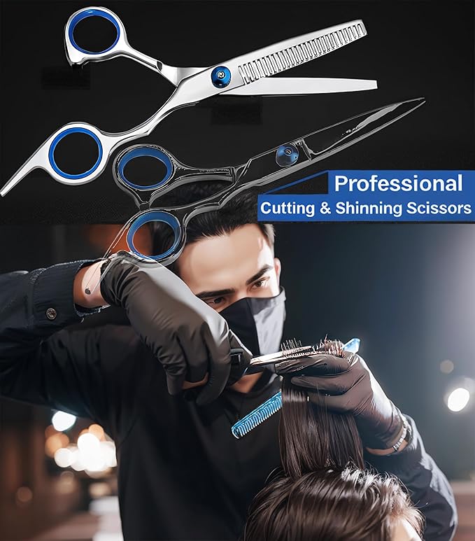 MEUUT Thinning Shears Hair Cutting Scissors 3 Pcs Set for Hair Cutting