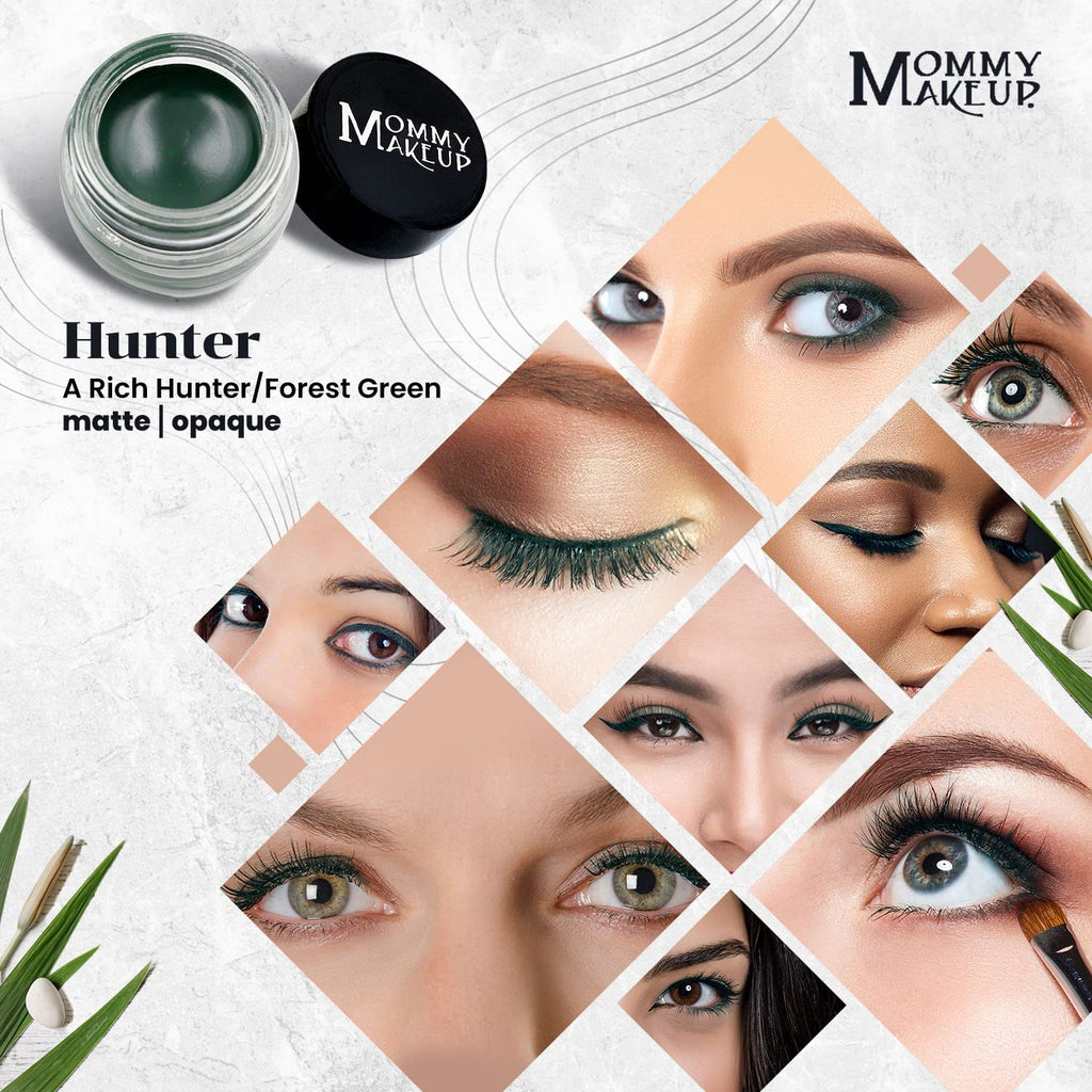 Mommy Makeup Waterproof Stay Put Gel Eyeliner Pot with Micropigments