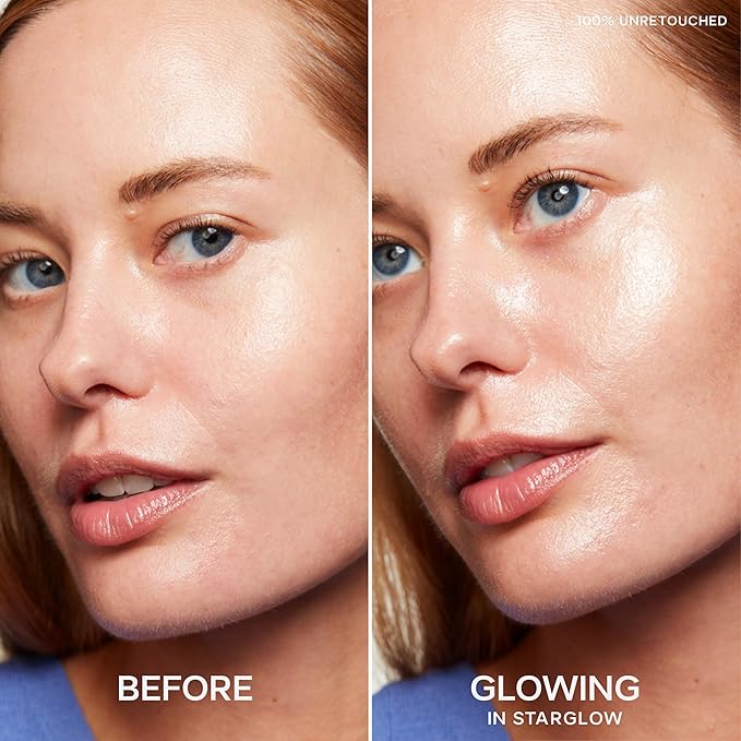 Saie Glowy Super Gel Illuminating Face Makeup Primer, Starglow (1 oz)
