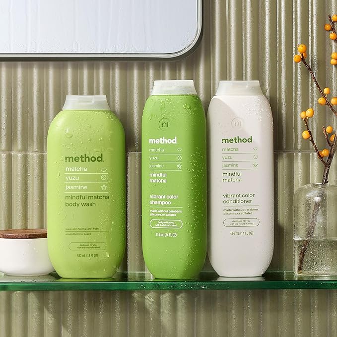 method Color Protect Shampoo, Mindful Matcha, 14 oz