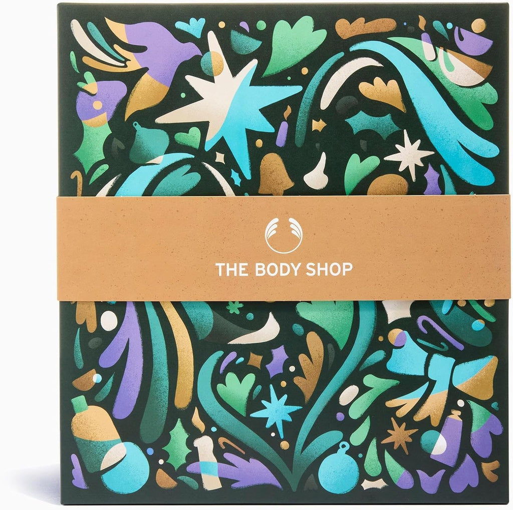 The Body Shop Classic Advent - 25 Piece Set - Bath and Body Essentials Gift Set, Vegan
