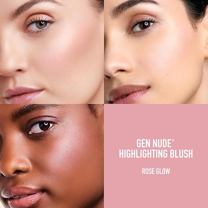 bareMinerals Gen Nude Highlighting Blush, Rose Glow, 3.2g
