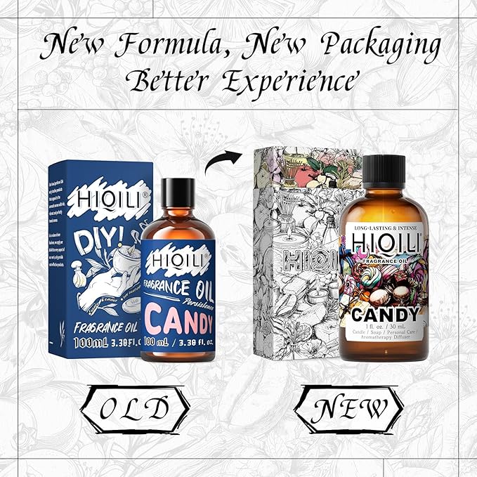 HIQILI Candy Fragrance Oil for Diffusers for Home - 1 Fl Oz