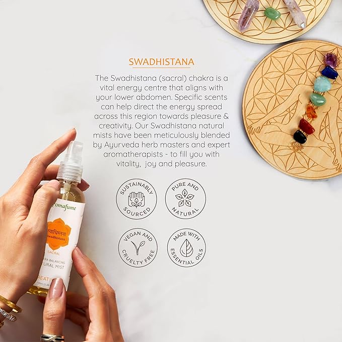 Aromafume Orange & Jasmine Chakra Air Freshener Spray 100ml