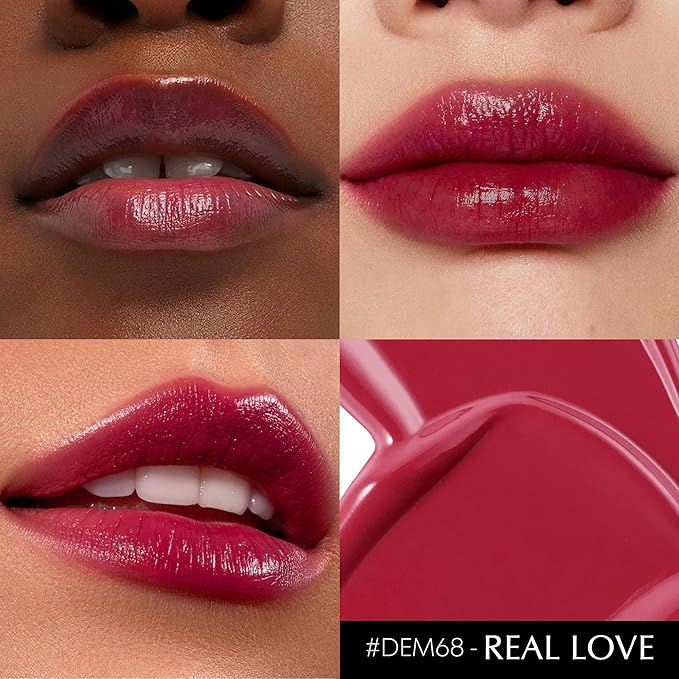 Depuplum Dark Red Lipstick for Women Moisture Lip Gloss Tinted Lip Balm