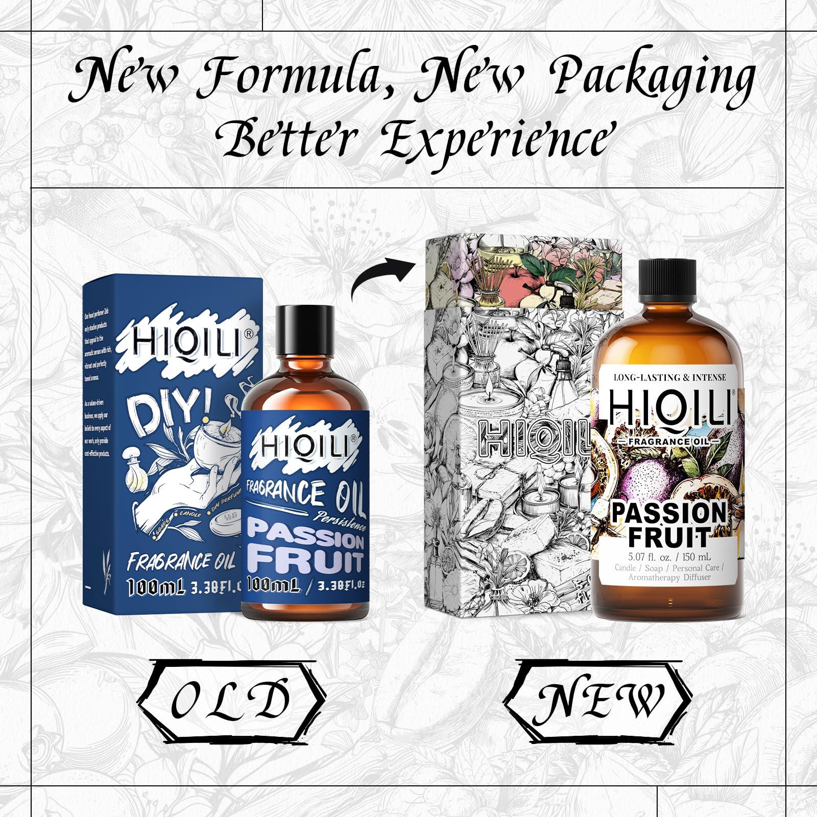 HIQILI Passion Fruit Fragrance Oil for Candle, Soap Making & Diffuser