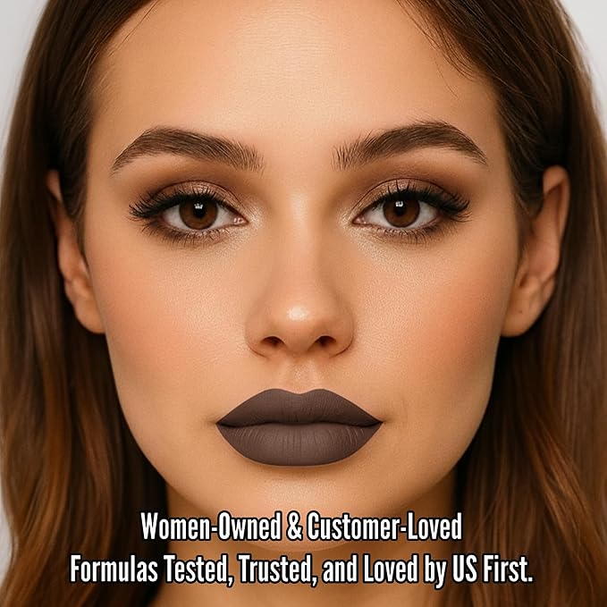 Mynena Hydrating Warm Brown Matte Liquid Lipstick, Long Lasting - Cyndia