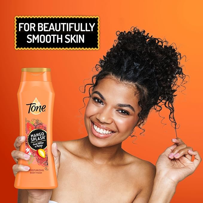 Tone Mango Splash Body Wash, 16 Fl Oz, 6-Pack