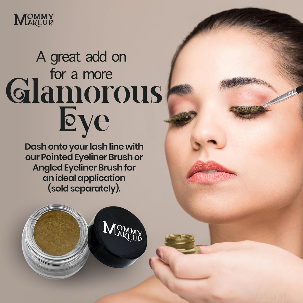 Mommy Makeup Waterproof Stay Put Gel Eyeliner Pot with Micropigments