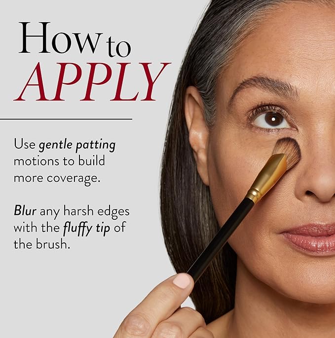 LAURA GELLER Makeup Brushes - Dual-Ended Lip + Eyeshadow Brush, Precision