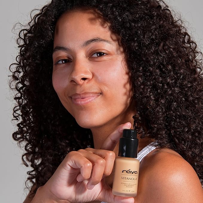 RAYA Vitanol - A (501) Serum for Face | Vitamin-A & Vitamin C Serum | Age-Defying Antioxidant Face Serum | Skincare for Oily Skin | Smoothing & Visible Tone Refinement with Aloe Vera & Ginseng Extract