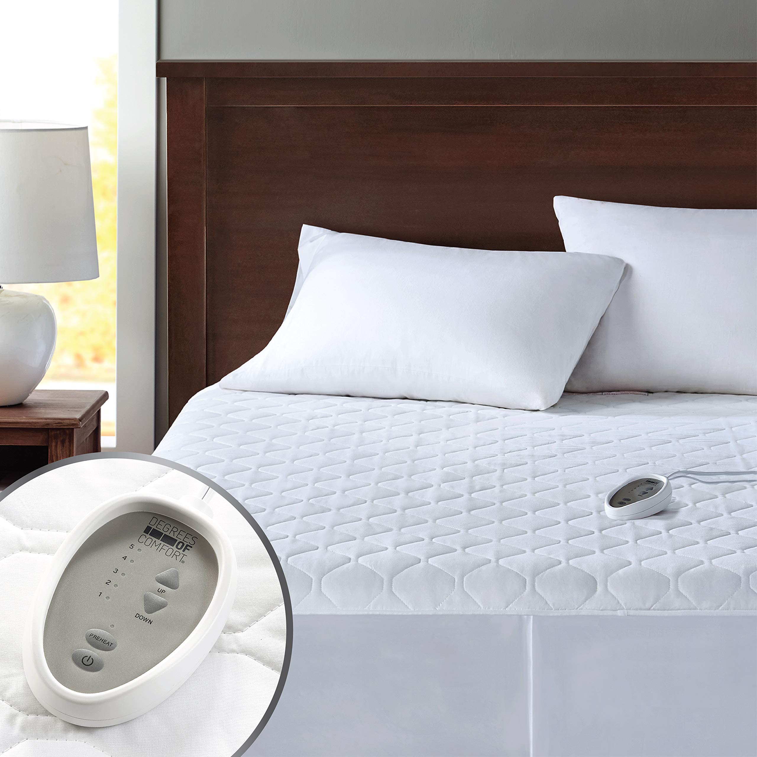 Degrees of Comfort Heated Mattress Pad, Full Electric Bed Warmer