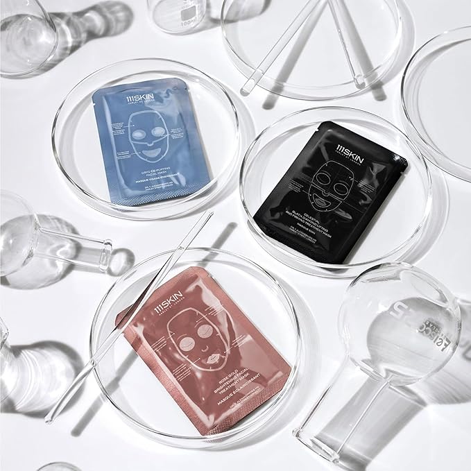 111SKIN Cryo De-Puffing Energy Facial Mask, Fragrance Free, Set of 5