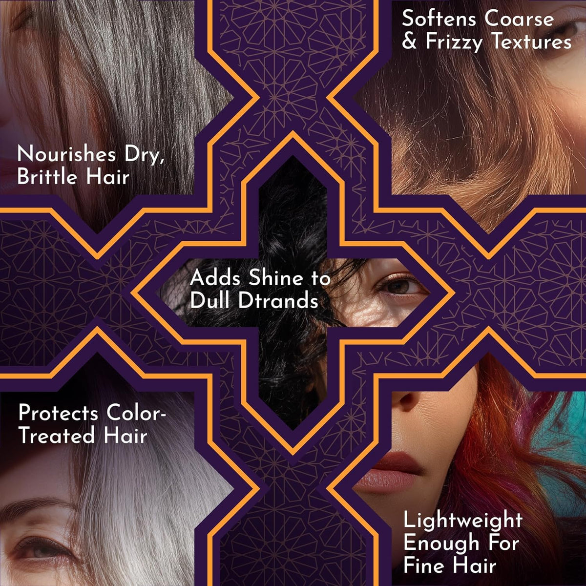 Desert Beauty Argan Oil, 4 oz, Hair Oil Treatment for Dry Damaged Hair, Leave-in Conditioner, Hydrating, Strengthens, Natural, Cruelty Free