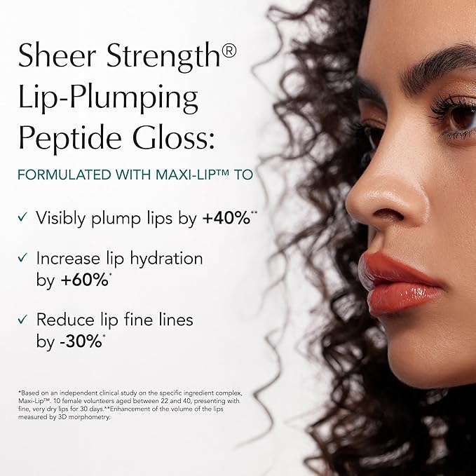 Thrive Causemetics Sheer Strength Lip Plumping Peptide Gloss, Pink Shimmer