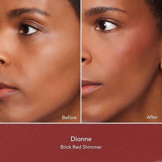 Thrive Causemetics Cream Blush Triple Threat Color Stick, Brick Red Shimmer