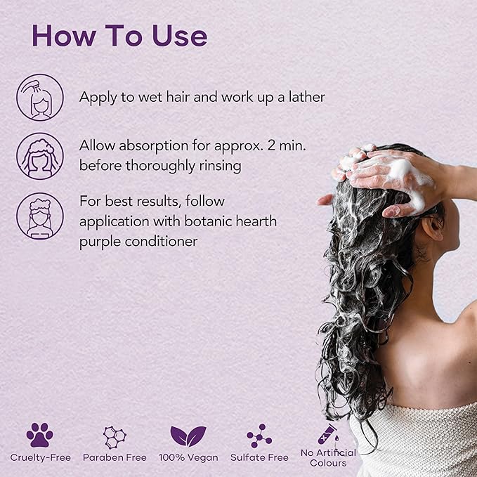 Botanic Hearth Purple Shampoo -16 Fl oz Each